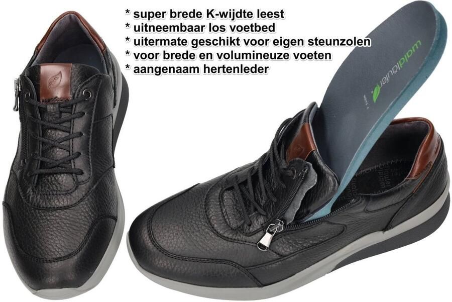 Wäldlaufer Waldlaufer -Heren zwart sneakers