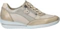 WALDLAUFER Waldläufer Lage Sneakers Dames Himona Leer Beige - Goud