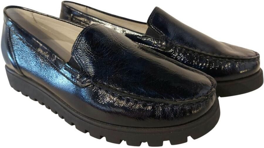 Wäldlaufer Waldlaufer Instapper 529001 143 194 Hegli Blauw Lak Wijdte H