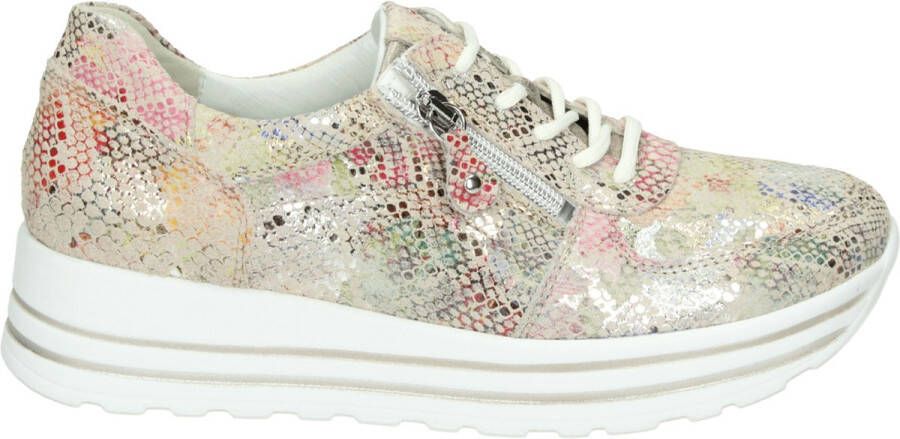 Wäldlaufer Waldlaufer 758008-H-Lana~~~~~~~~~~~~~~~~~ Lage sneakersDames sneakers Wit beige