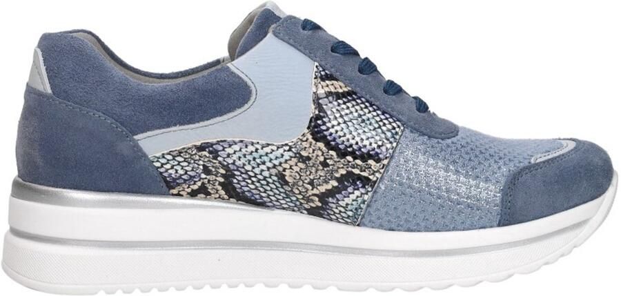 Wäldlaufer Waldlaufer K-Luana Veterschoenen Laag blauw