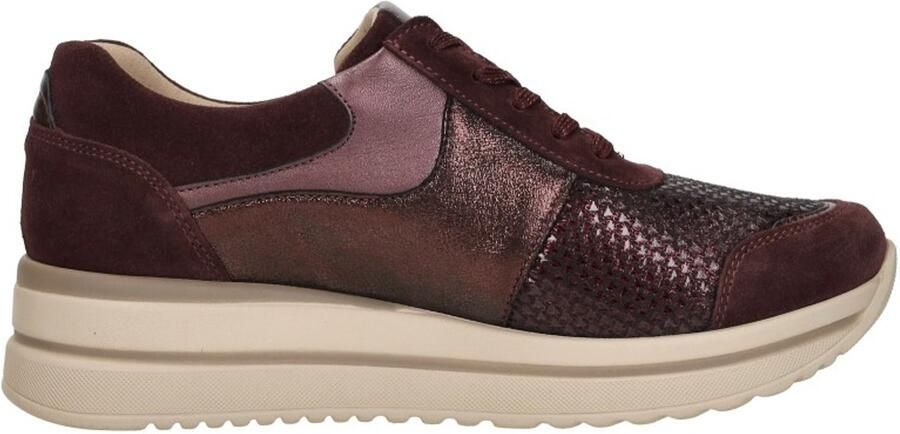 Wäldlaufer Waldlaufer K-Luana Veterschoenen Laag Bordeaux