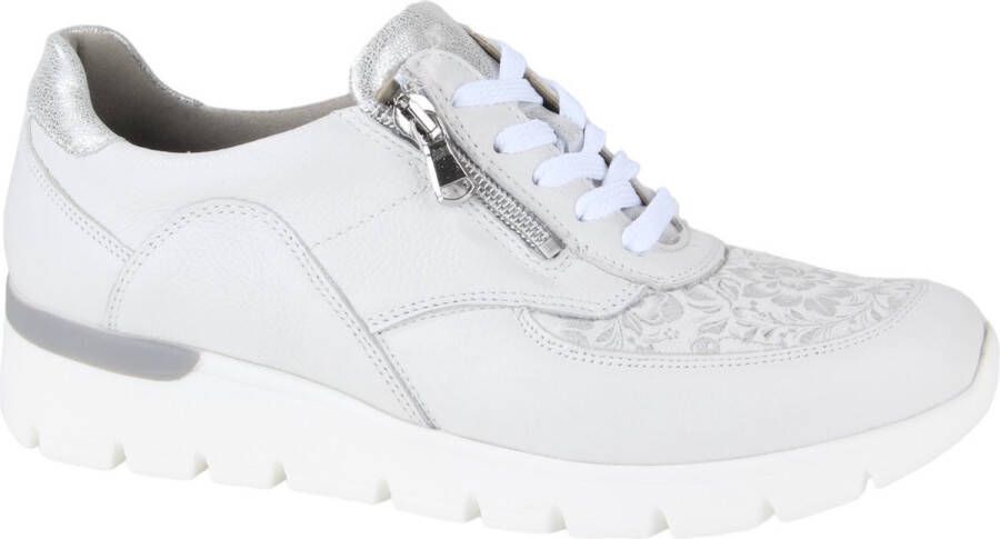 Wäldlaufer Dames Veterschoenen Waldlaufer K-ramona Weiss-silber Wit