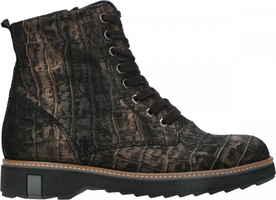 Waldläufer Waldlaufer 683801 Kitomi Hoge sneakersVeterlaarzenDames veterschoenenDames sneakersHalf-hoge schoenen Bruin