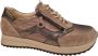 Wäldlaufer Waldlaufer Leer En Suede Dames Sneakers H Beige - Thumbnail 2
