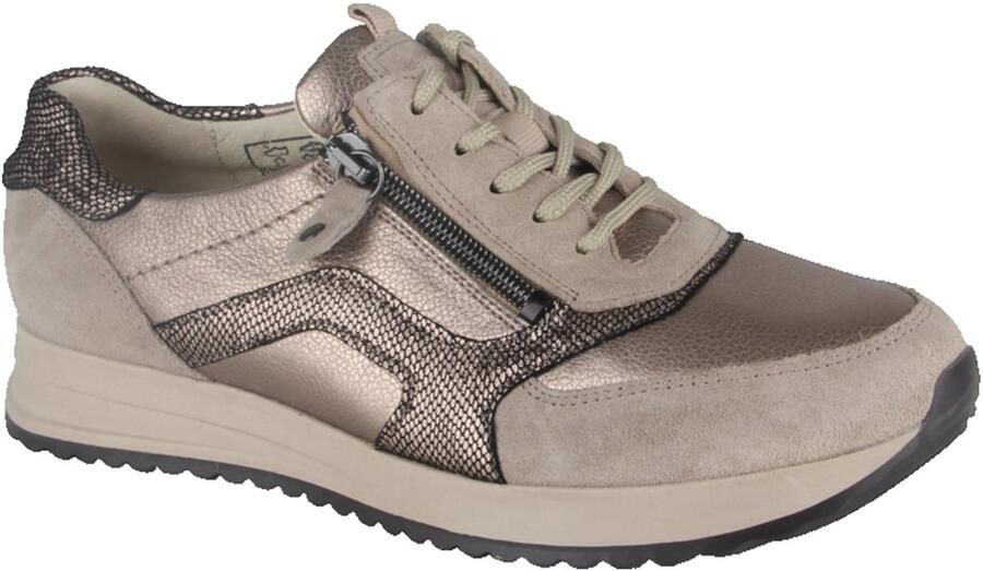 Wäldlaufer Waldläufer Dames Sneaker 752004-407-093 Beige Combi Wijdte H (37.5) - Foto 3