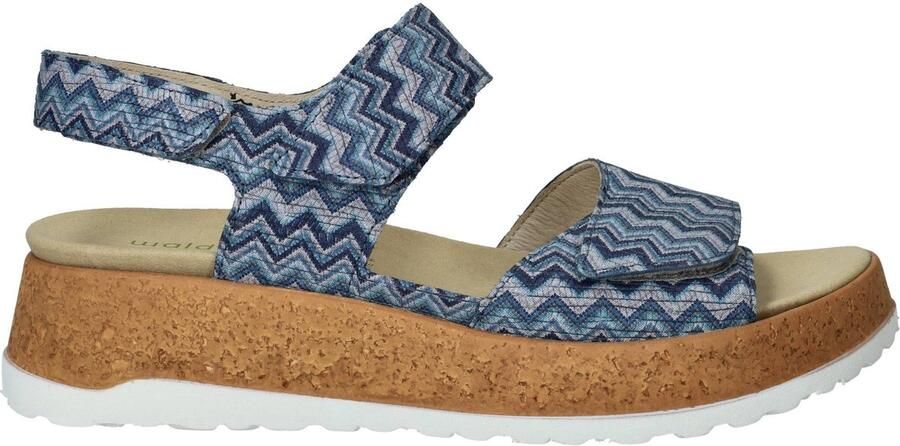 Wäldlaufer Dames Sandalen Waldlaufer H-libby 990001-141-198 Jeansblauw - Foto 3