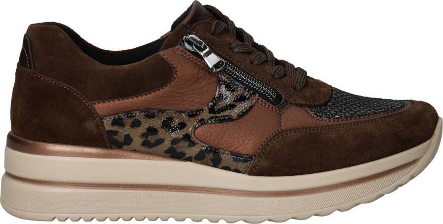 WALDLAUFER Waldläufer Lage Sneakers Dames K Luana Maat: 37 Materiaal: Suède Kleur: Bruin