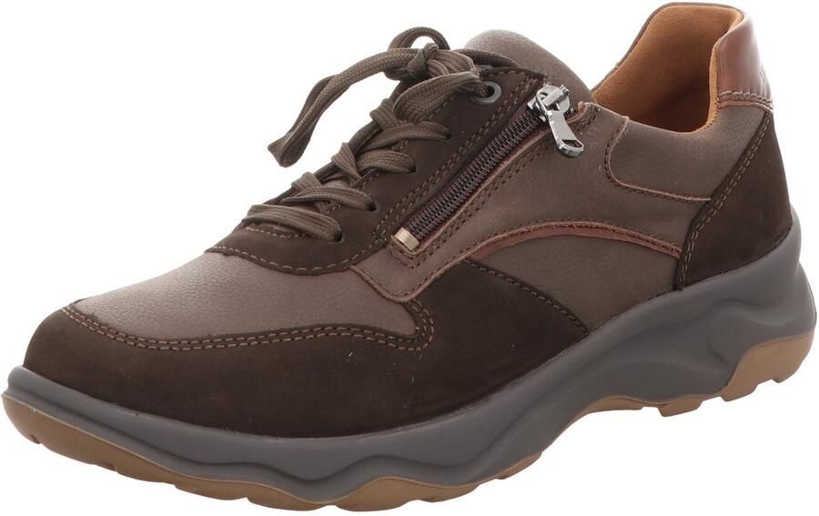 Waldläufer Heren Sneaker 718006-305-355 Donkerbruin Wijdte H (42.5) - Foto 3