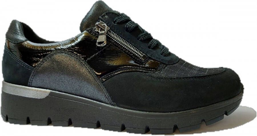 Wäldlaufer Waldlaufer 626K02-RAMONA-K~~~~~~~~~~~~~~~ Lage sneakersDames sneakers Zwart