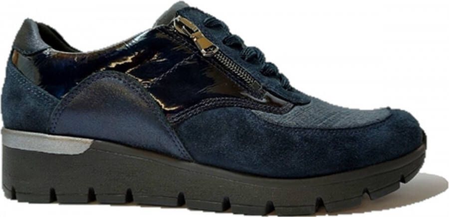 Wäldlaufer Waldlaufer 626K02-K-Ramona~~~~~~~~~~~~~~~ Lage sneakersDames sneakers Blauw