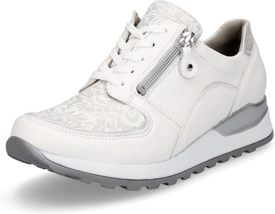 Wäldlaufer Waldläufer Dames Sneaker 752002-201-663 Wit zilver H-Vicky Wijdte H - Foto 2
