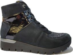 Wäldlaufer Waldlaufer Orthotritt Veterboot 626K82 300 001 Zwart Wijdte K