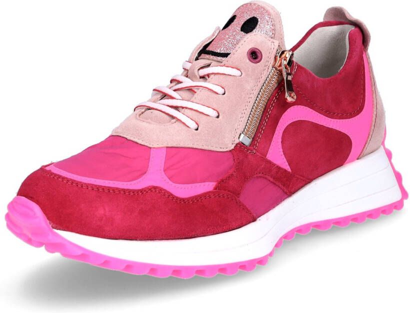 Waldläufer Waldlaufer pink sneaker H-leest met rits en verwisselbaar voetbed