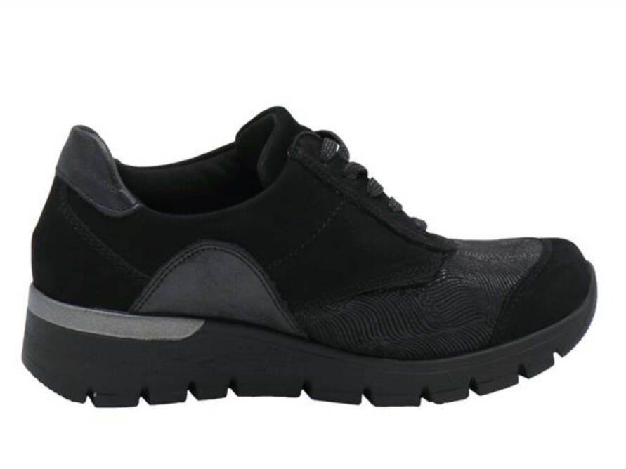 Wäldlaufer Waldläufer OrthoTritt Dames Sneaker 626K02-605-001 Zwart Wijdte K (38.5)