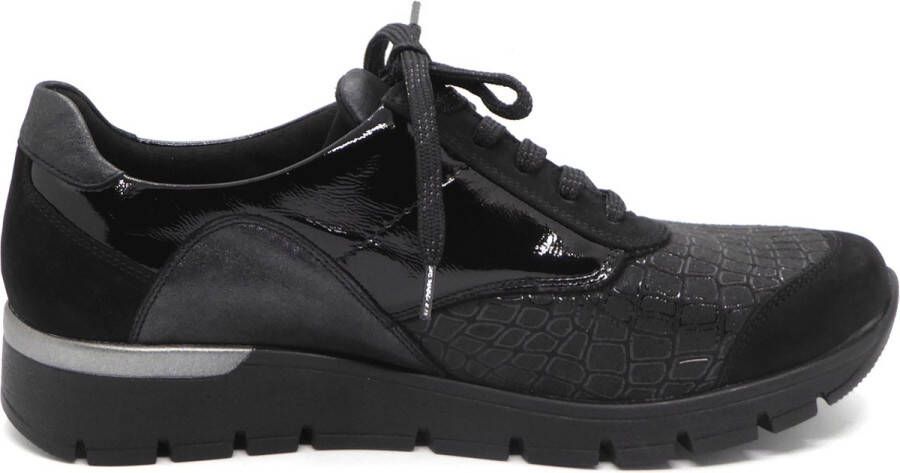 Wäldlaufer Waldläufer OrthoTritt Dames Sneaker 626K02-413-001 Zwart Wijdte K (36.5) - Foto 7