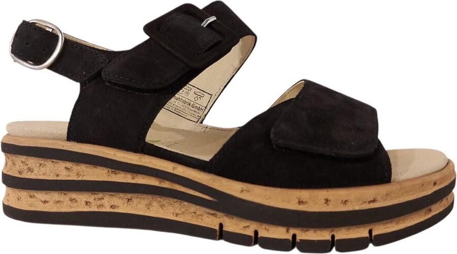 Wäldlaufer Waldlaufer Sandaal 677001 195 001 Zwart Wijdte K