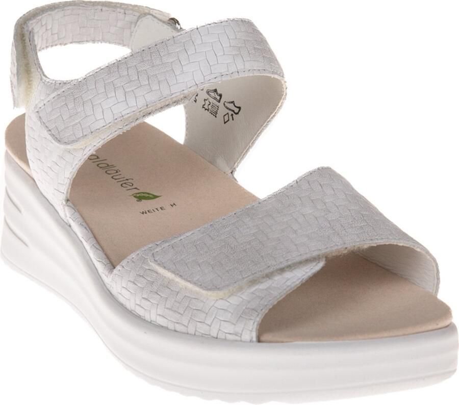 Wäldlaufer Dames Sandalen Waldlaufer 795003-112-211 H-dina Zilver ½ - Foto 4