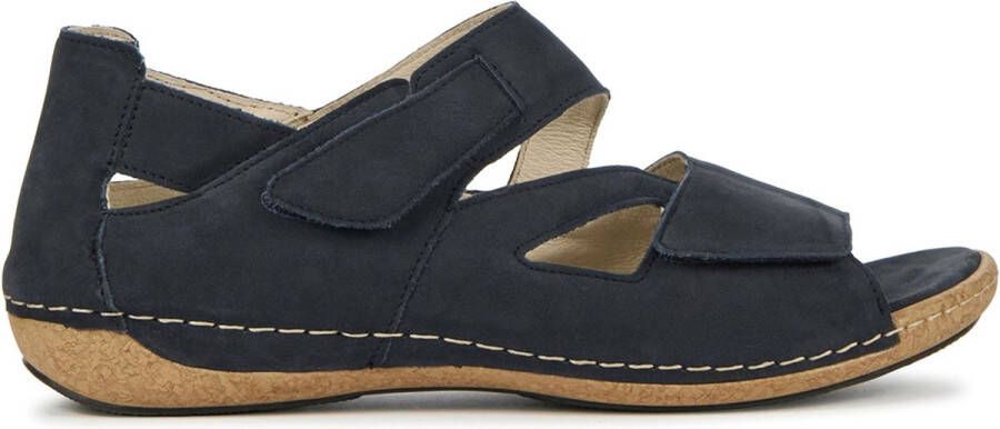 WALDLAUFER Waldläufer Dames Heliett Maat: 41 5 Materiaal: Suède Kleur: Blauw