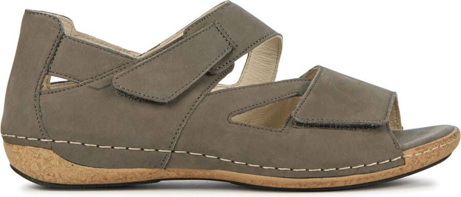 WALDLAUFER Waldläufer Dames Heliett Maat: 38 5 Materiaal: Suède Kleur: Taupe