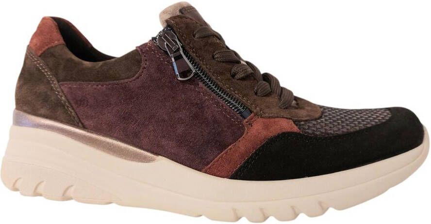 Wäldlaufer Waldlaufer Sneaker 927H02 700 336 Zwart Bruin Combi Wijdte H