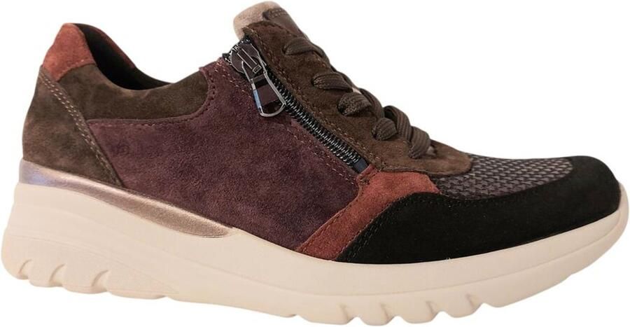 Wäldlaufer Waldlaufer Sneaker 927H02 700 336 Zwart Bruin Combi Wijdte H