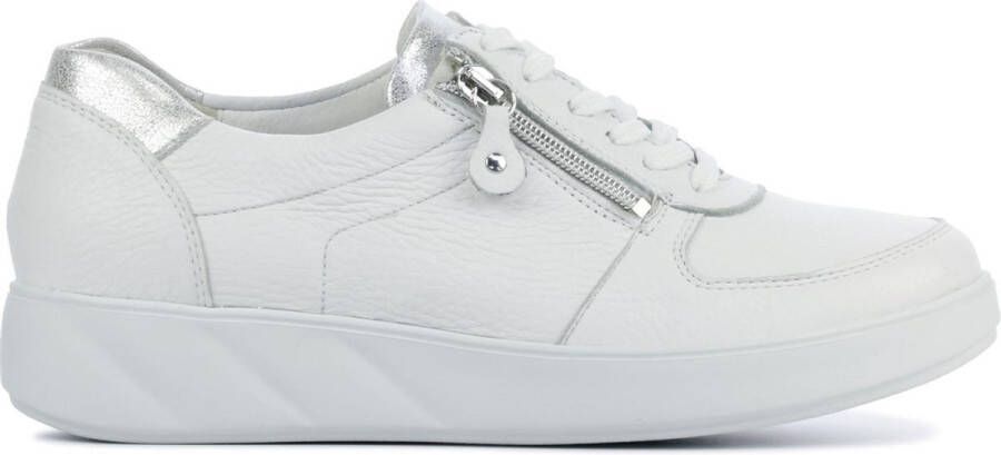WALDLAUFER Waldläufer Lage Sneakers Dames 622003 Maat: 36 5 Materiaal: Leer Kleur: Wit