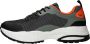 Waldläufer Sportieve Vegan Sneakers met Uitneembaar Voetbed Black Heren - Thumbnail 3