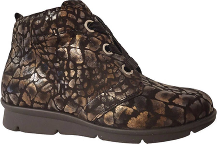 Wäldlaufer Waldlaufer 693801-K-Igna~~~~~~~~~~~~~~~~~ Hoge sneakersVeterlaarzenDames veterschoenenDames sneakersHalf-hoge schoenen Zwart