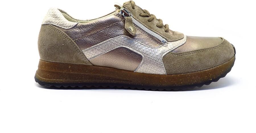 WALDLAUFER Waldläufer Lage Sneakers Dames H-vicky Maat: 37 Materiaal: Textiel Kleur: Beige