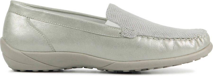 WALDLAUFER Waldläufer Mocassins Dames 640004 Met Maat: 42 5 Materiaal: Leer Kleur: Grijs
