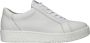 Waldläufer Wit leren sneaker met uitneembaar voetbed White - Thumbnail 4