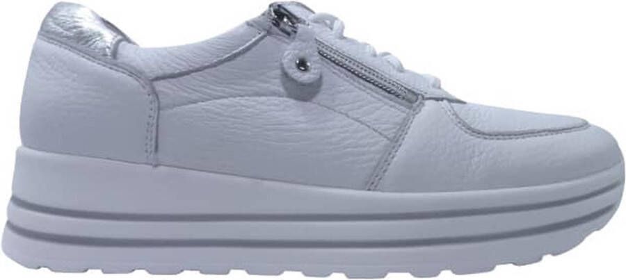 Wäldlaufer Waldlaufer 758009-H-Lana~~~~~~~~~~~~~~~~~ Lage sneakersDames sneakers Wit beige