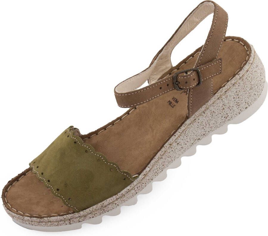 Walk Women's fango militare sandals