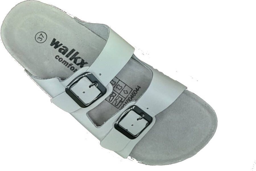 Walkx comfort slippers wit leder - Foto 1
