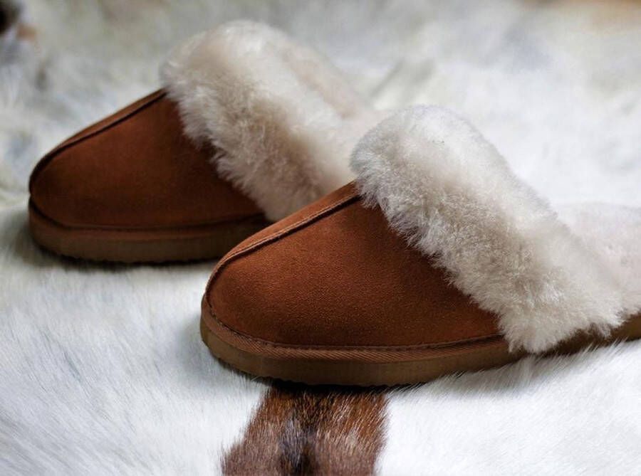 Walq Pantoffels Sloffen - Dames Wol