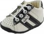 Wanda Leren schoenen wit zwart eerste stapjes babyschoenen flexibel sneakers - Thumbnail 4