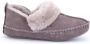 Warmbat Barrine Suede Liver Dames Pantoffels BAR341064 - Thumbnail 1