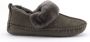 Warmbat Barrine Women Suede Dames Sloffen Olijfgroen - Thumbnail 1