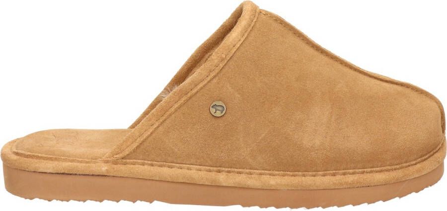 Warmbat Barron Heren Sloffen Cognac