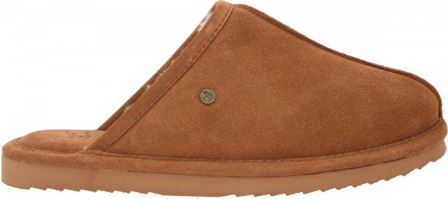 WARMBAT Pantoffels Heren Barron Maat: 41 Materiaal: Suède Kleur: Cognac - Foto 2