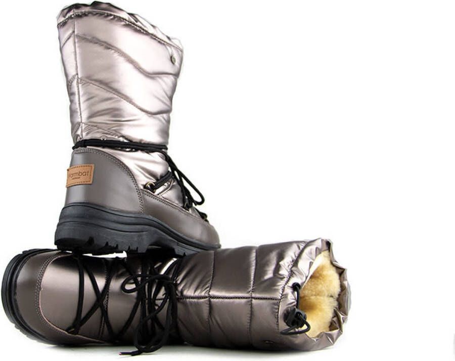 Warmbat Bunbury Snowboot Snowboots Voor Dames Metallic Bronze - Foto 2