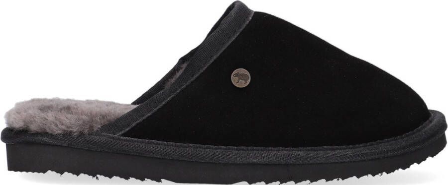 Warmbat Classic Kids Pantoffels Sloffen Jongens Zwart