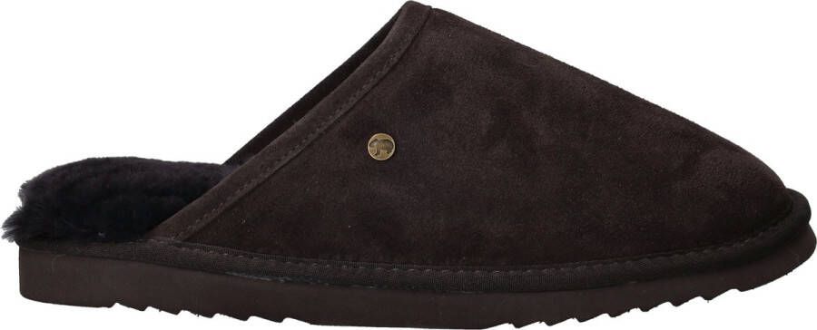 Warmbat bruin Clc521065 Classic Choco pantoffels Zwart Heren