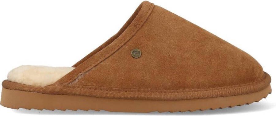 Warmbat Pantoffels Classic CLC521025 Cognac Bruin