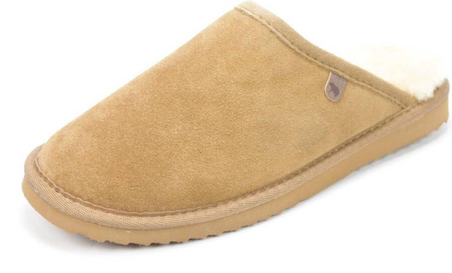 WARMBAT Pantoffels Heren Classic Unisex Maat: 43 Materiaal: Suède Kleur: Camel - Foto 2