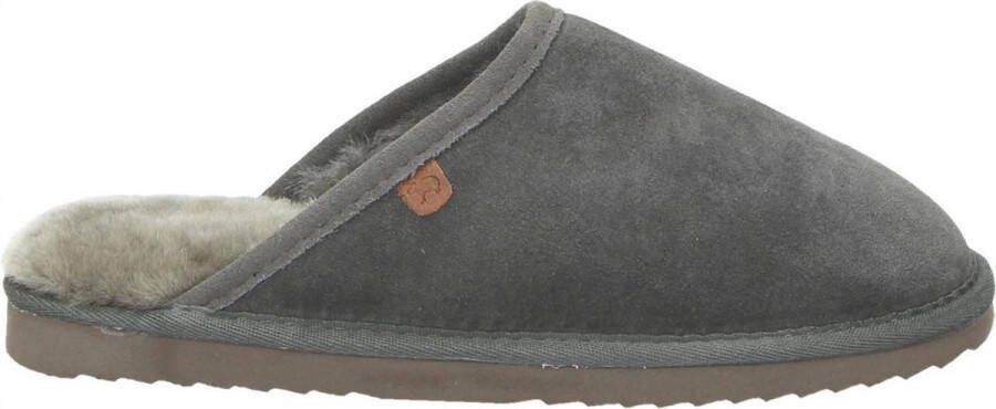 Warmbat Australia Classic heren pantoffel Antraciet - Foto 4