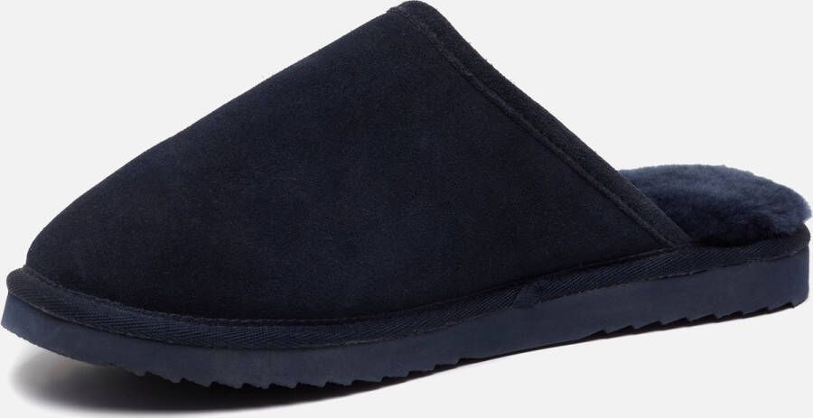 WARMBAT Pantoffels Classic Unisex Maat: 41 Materiaal: Suède Kleur: Blauw