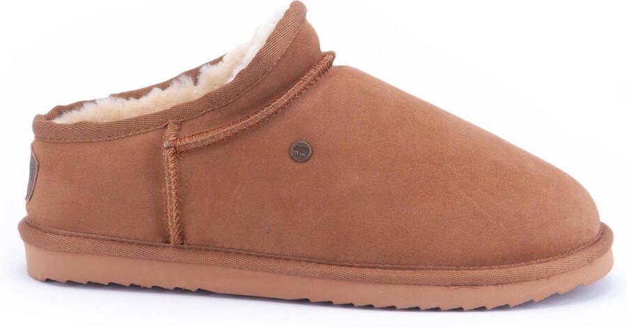 Warmbat Heren Suède Pantoffel voor de Herfst Brown Heren