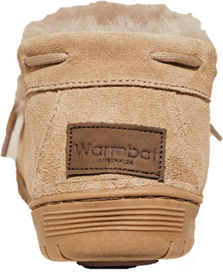 Warmbat Dames Pantoffel Bunya Women Suede Taupe